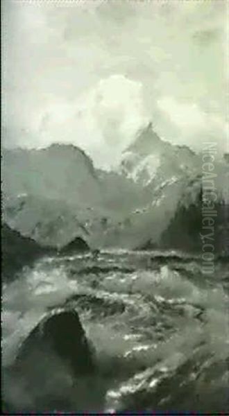 Mount Mckinley Oil Painting by Sydney Mortimer Laurence