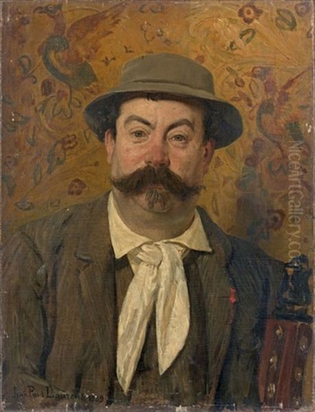 Portrait De Louis Pretet Oil Painting by Jean Paul Laurens