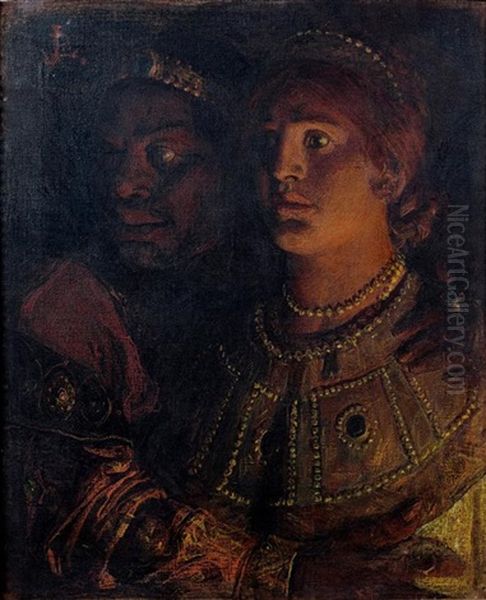 Byzance (study) Oil Painting by Jean Paul Laurens