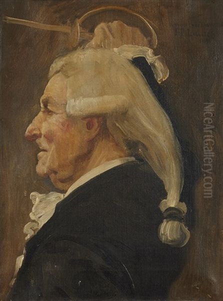 Portrait D'homme (study) Oil Painting by Jean Paul Laurens