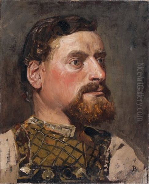 Portrait D'homme Oil Painting by Jean Paul Laurens