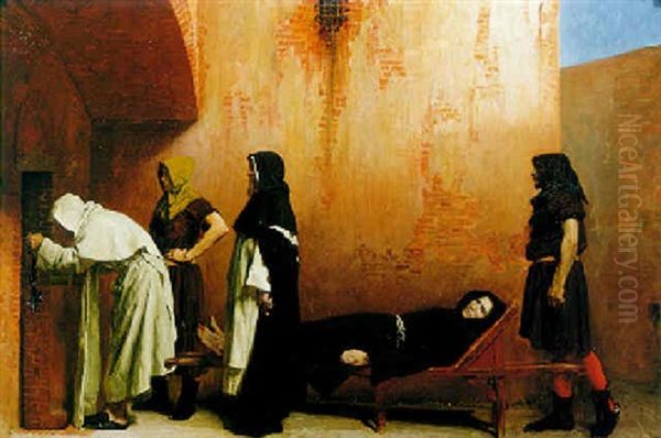 After The Interrogation Oil Painting by Jean Paul Laurens