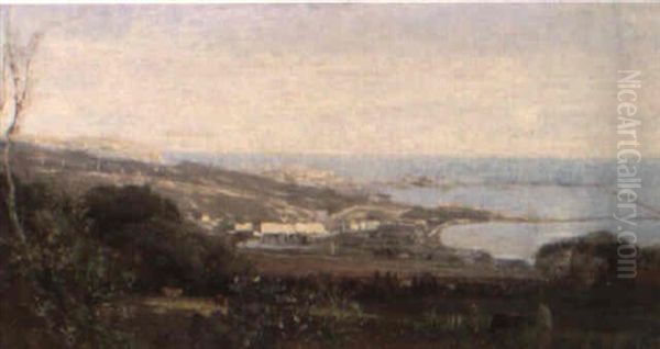 Vue D'alger Oil Painting by Francois Lauret