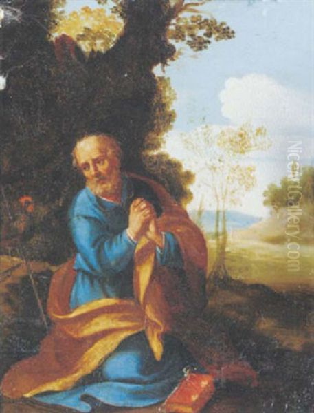 Saint Peter Oil Painting by Filippo Lauri