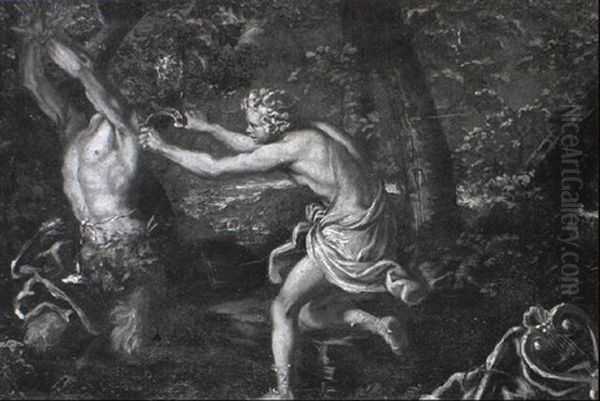 Apollo Flaying Marsyas by Filippo Lauri