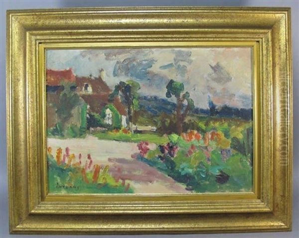 Le Jardin Oil Painting by Abel Louis Alphonse Lauvray