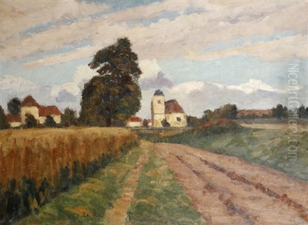 La Moisson Oil Painting by Abel Louis Alphonse Lauvray