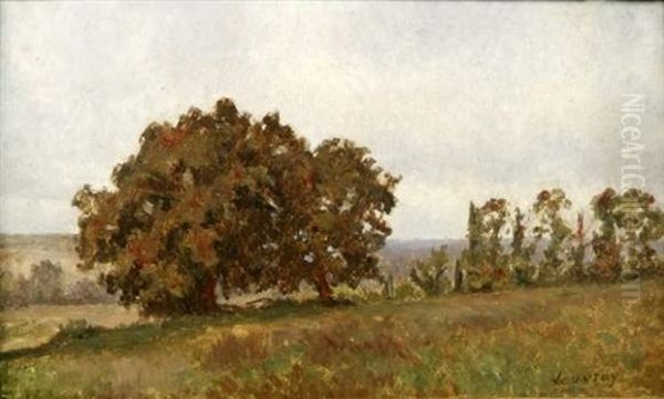 Les Deux Chenes Oil Painting by Abel Louis Alphonse Lauvray