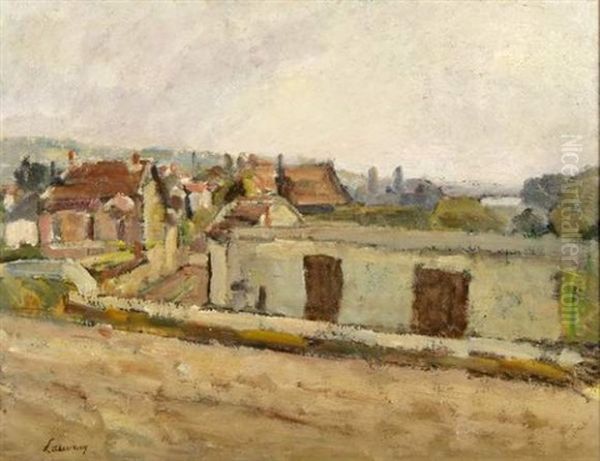 Villeneuve-les-avignon by Abel Louis Alphonse Lauvray