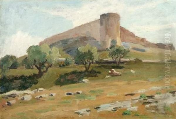 Le Fort Saint-andre Oil Painting by Abel Louis Alphonse Lauvray