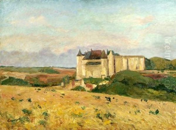 Le Chateau De Luynes Oil Painting by Abel Louis Alphonse Lauvray