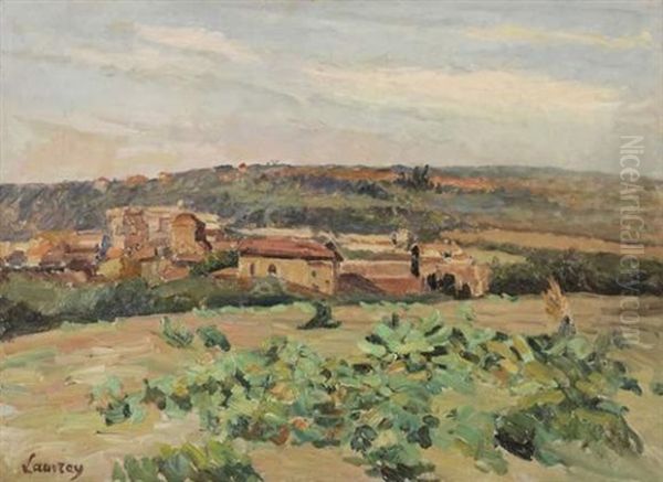 La Campagne Provencale Oil Painting by Abel Louis Alphonse Lauvray