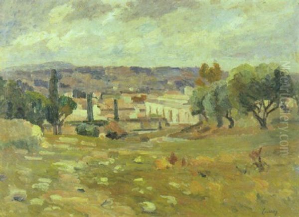 La Chartreuse De Villeneuve-les-avignon Oil Painting by Abel Louis Alphonse Lauvray