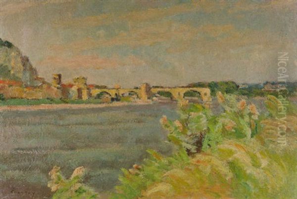 Puente De Avignon by Abel Louis Alphonse Lauvray