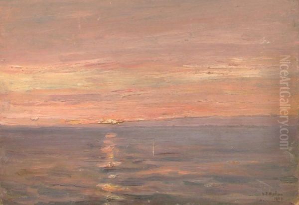 Soleil Sur La Mer Oil Painting by Ferdinand Bellan