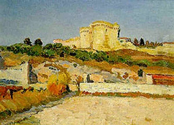 Le Fort Saint-andre Oil Painting by Abel Louis Alphonse Lauvray