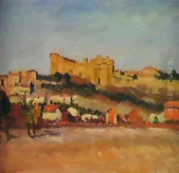 Paysage De Provence Oil Painting by Abel Louis Alphonse Lauvray