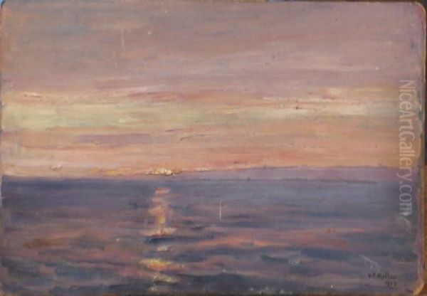 Soleil Sur La Mer Oil Painting by Ferdinand Bellan