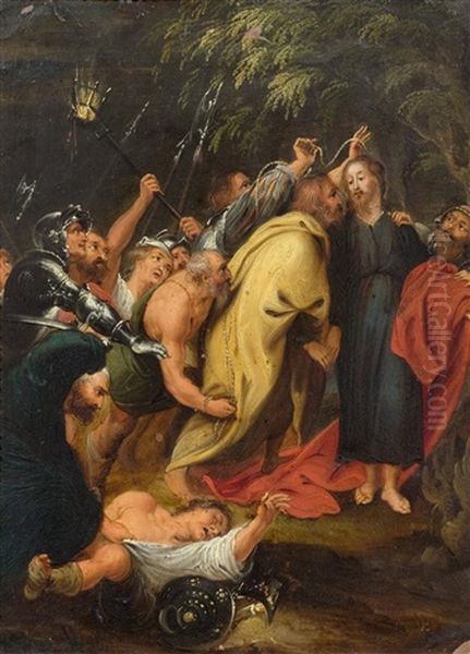 Gefangennahme Christi Oil Painting by Geeraert De Lavallee