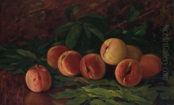 Peaches Oil Painting by Jonas Joseph LaValley