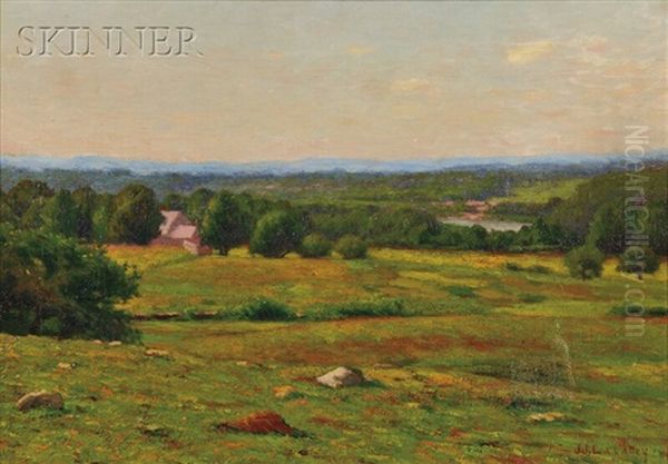 Summer Meadow Vista Oil Painting by Jonas Joseph LaValley