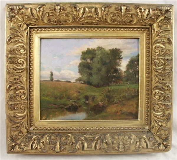 The Meadow Stream Oil Painting by Jonas Joseph LaValley