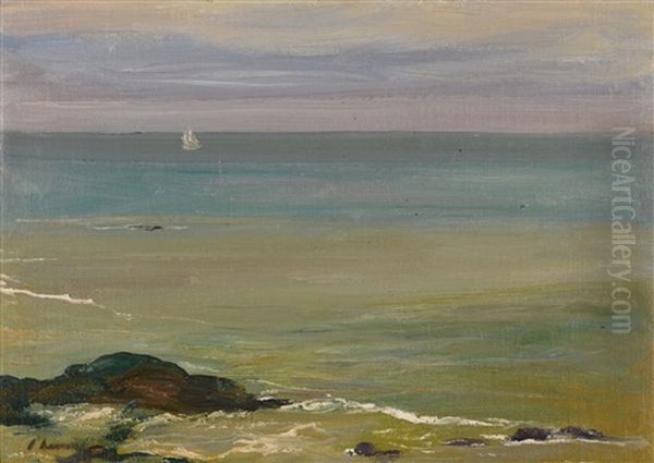 The Little White Ship Oil Painting by John Lavery