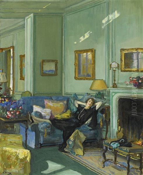 Mrs. Osler Oil Painting by John Lavery