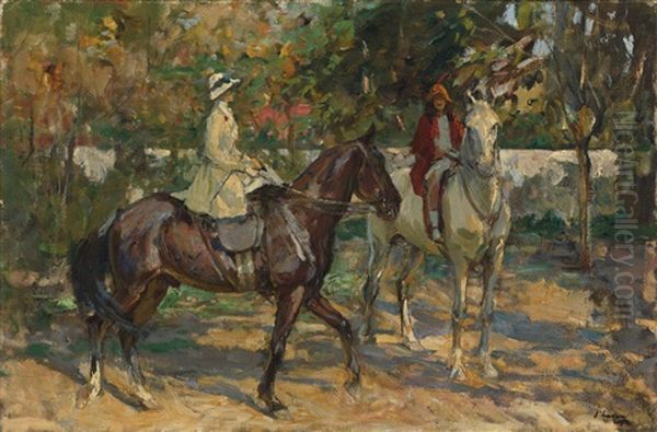 The Morning Ride Oil Painting by John Lavery