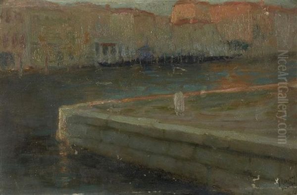 Le Grand Canal, Venise Oil Painting by John Lavery