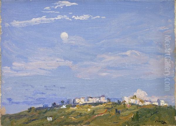 Moonrise; Tangier Oil Painting by John Lavery