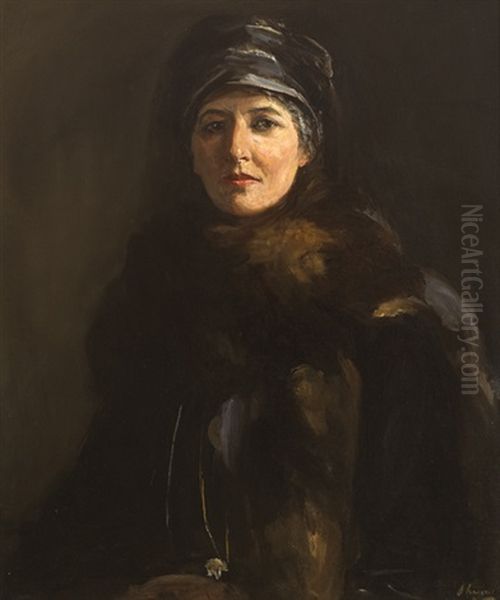 The Lady Parmoor Oil Painting by John Lavery