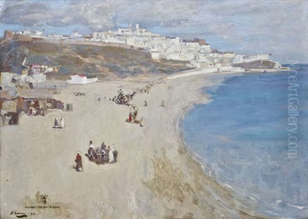 Tangier, The White City Oil Painting by John Lavery