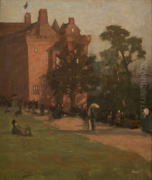 Bishops Palace, Glasgow Oil Painting by John Lavery