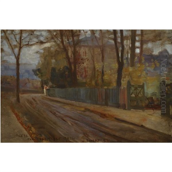 The Hospitable Gate (sketch) Oil Painting by John Lavery