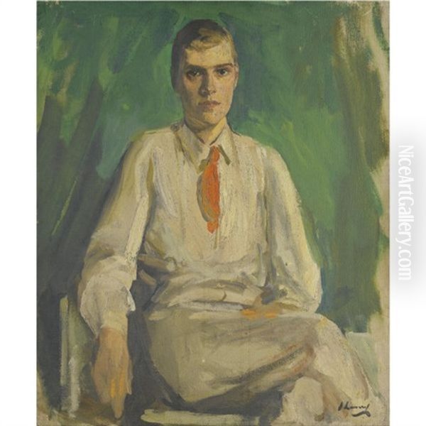 For Patrick Donner (sketch) Oil Painting by John Lavery