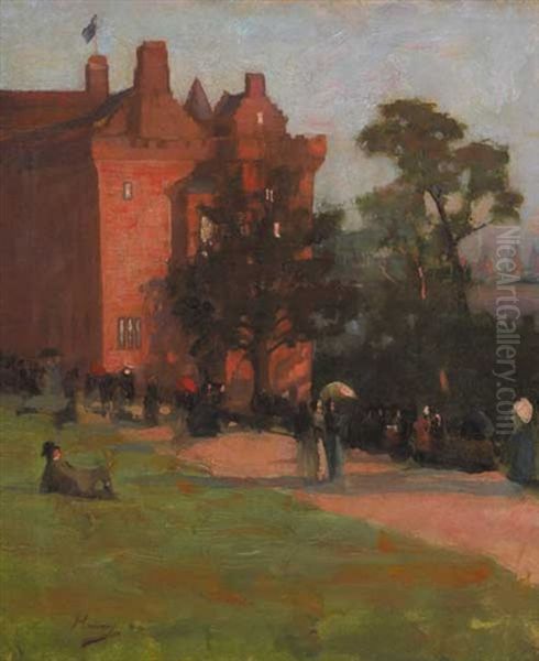 Bishop's Palace, Glasgow Oil Painting by John Lavery