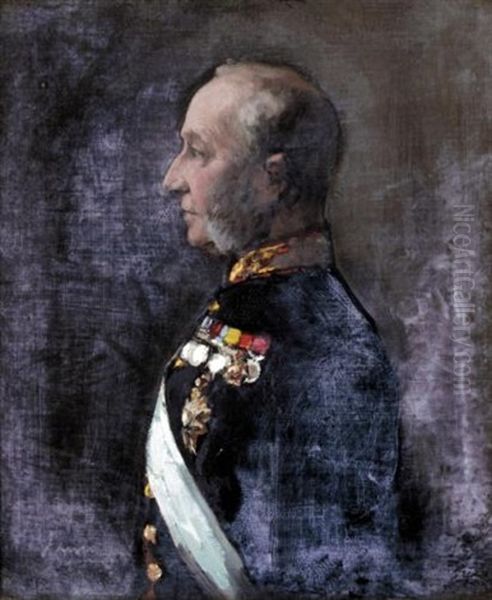 Portrait Of William, 15th Lord Elphinstone Oil Painting by John Lavery