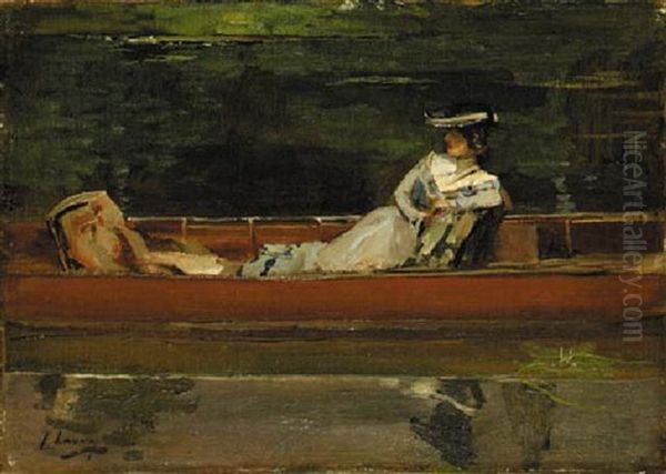 Summertime Oil Painting by John Lavery