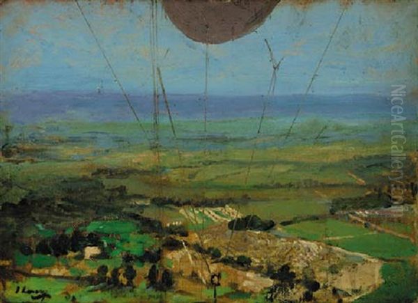 From A Kite Balloon, Roehampton by John Lavery