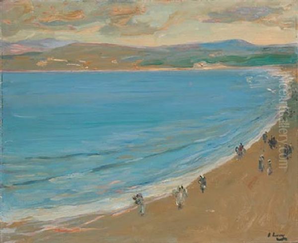 The Beach, Evening, Tangier Oil Painting by John Lavery