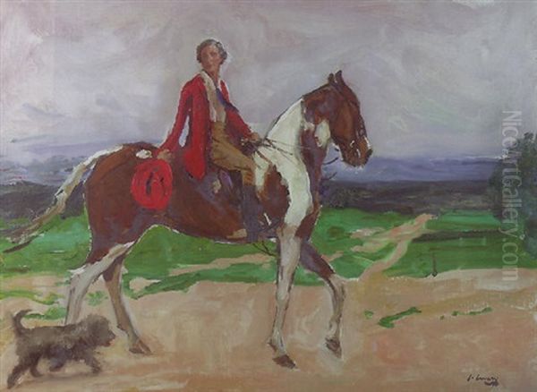 Diana On Hampstead Heath Oil Painting by John Lavery