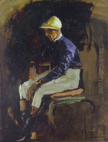 Portrait Of Joe Childs Oil Painting by John Lavery