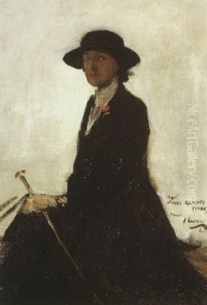 Miss Gladys Finney by John Lavery