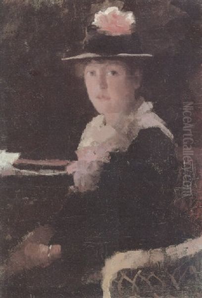 Portrait Of Miss Rothyberg Oil Painting by John Lavery