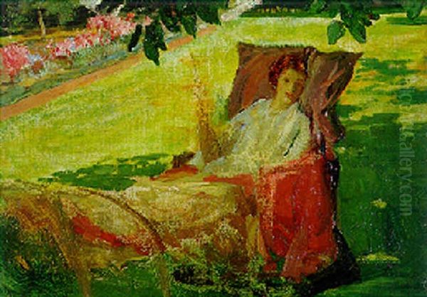 The Convalescent Oil Painting by John Lavery