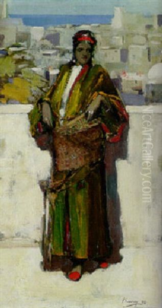 At Tangier Oil Painting by John Lavery