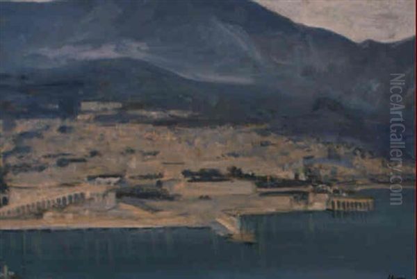 Monte Carlo--twilight Oil Painting by John Lavery