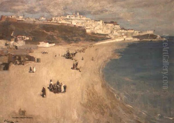 Tangier, The White City Oil Painting by John Lavery