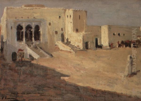 The Palace And The Prison- Tangiers Oil Painting by John Lavery